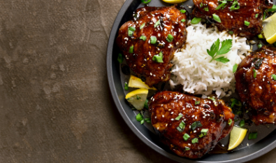 Marinated Boneless Skinless Teriyaki Chicken Thighs