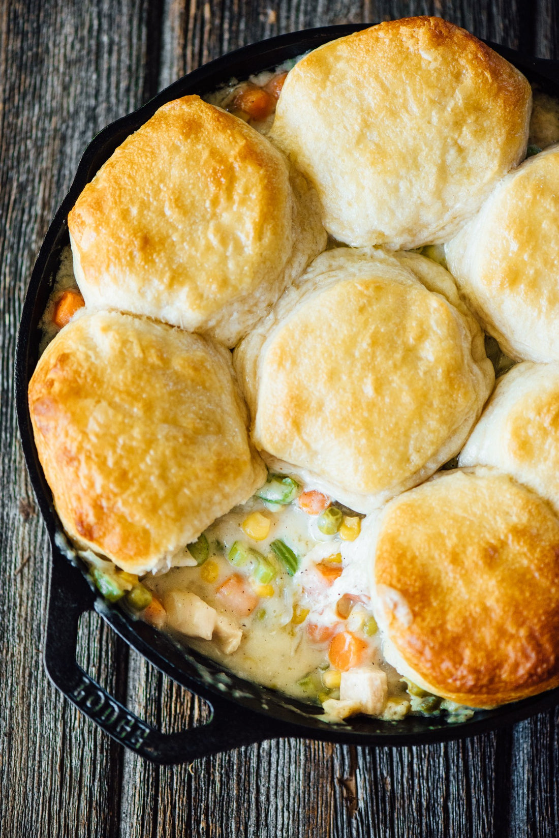 Turkey & Biscuit Skillet