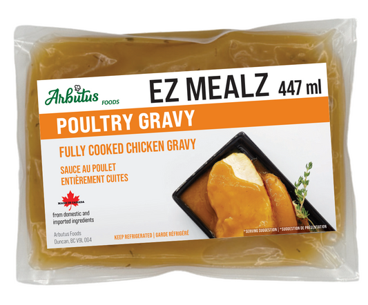 Local Poultry Gravy – Arbutus Farms Kitchen (447mL)