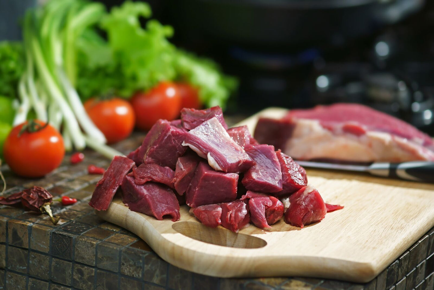 Berryman meat Extra Lean Stew - 1 lbs. / Package