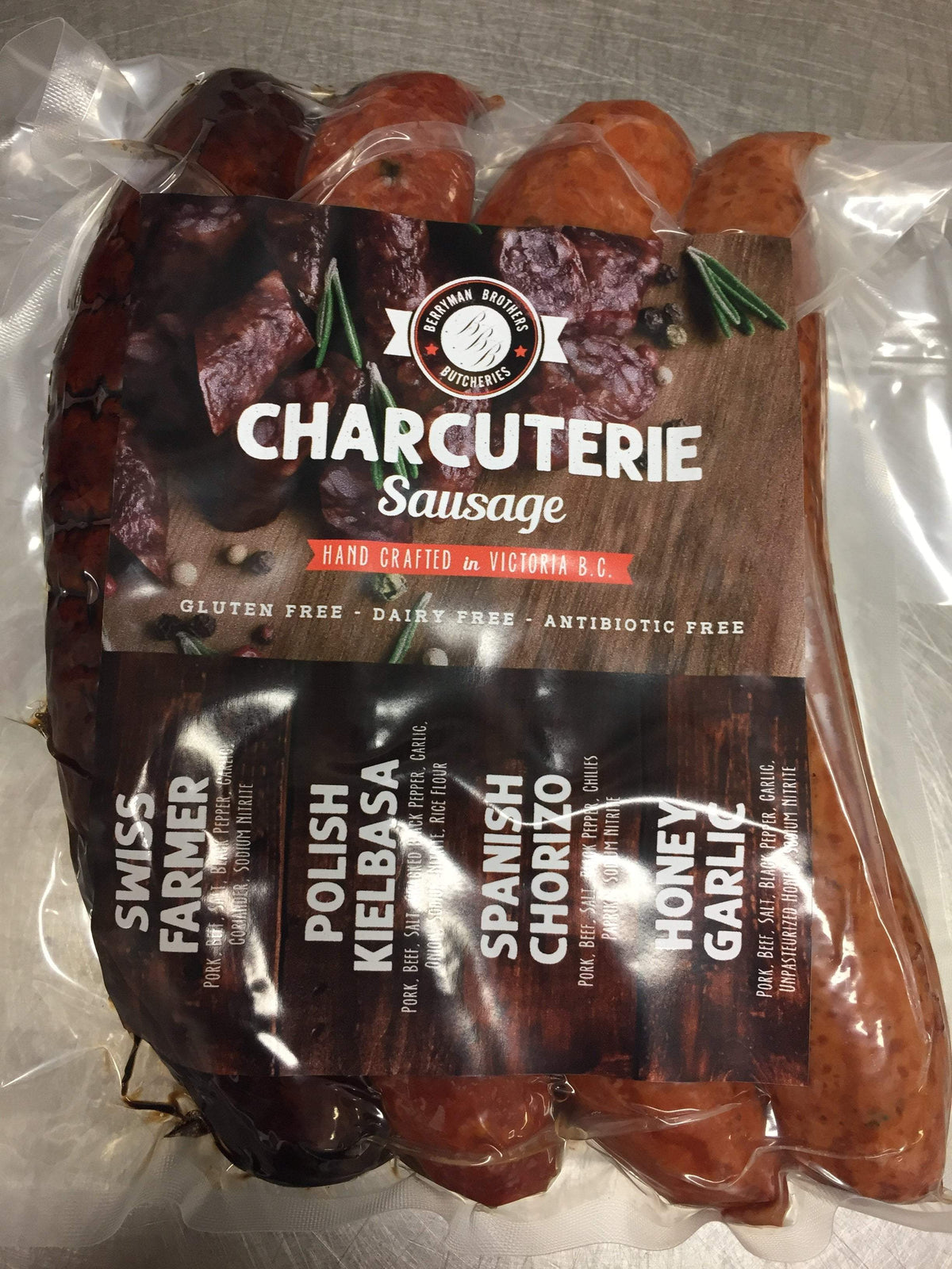 Berryman meat pork Charcuterie Sausages