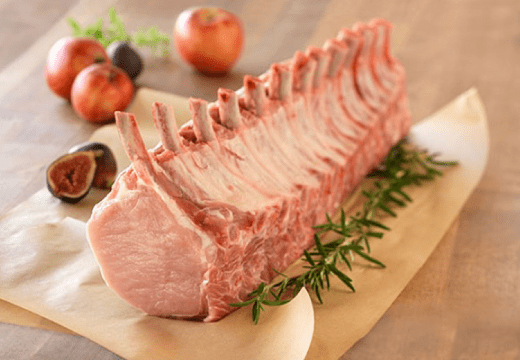 Berryman meat pork Frenched Pork Rack - approx. 10 lbs. ea.
