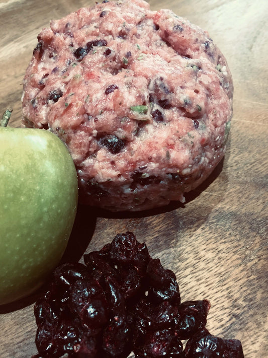 Sweet Apple Cranberry Sausage Meat - Bulk