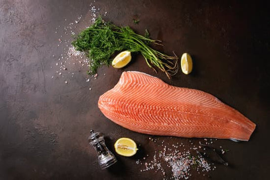 Whole Side of Wild Sockeye Salmon Fillet